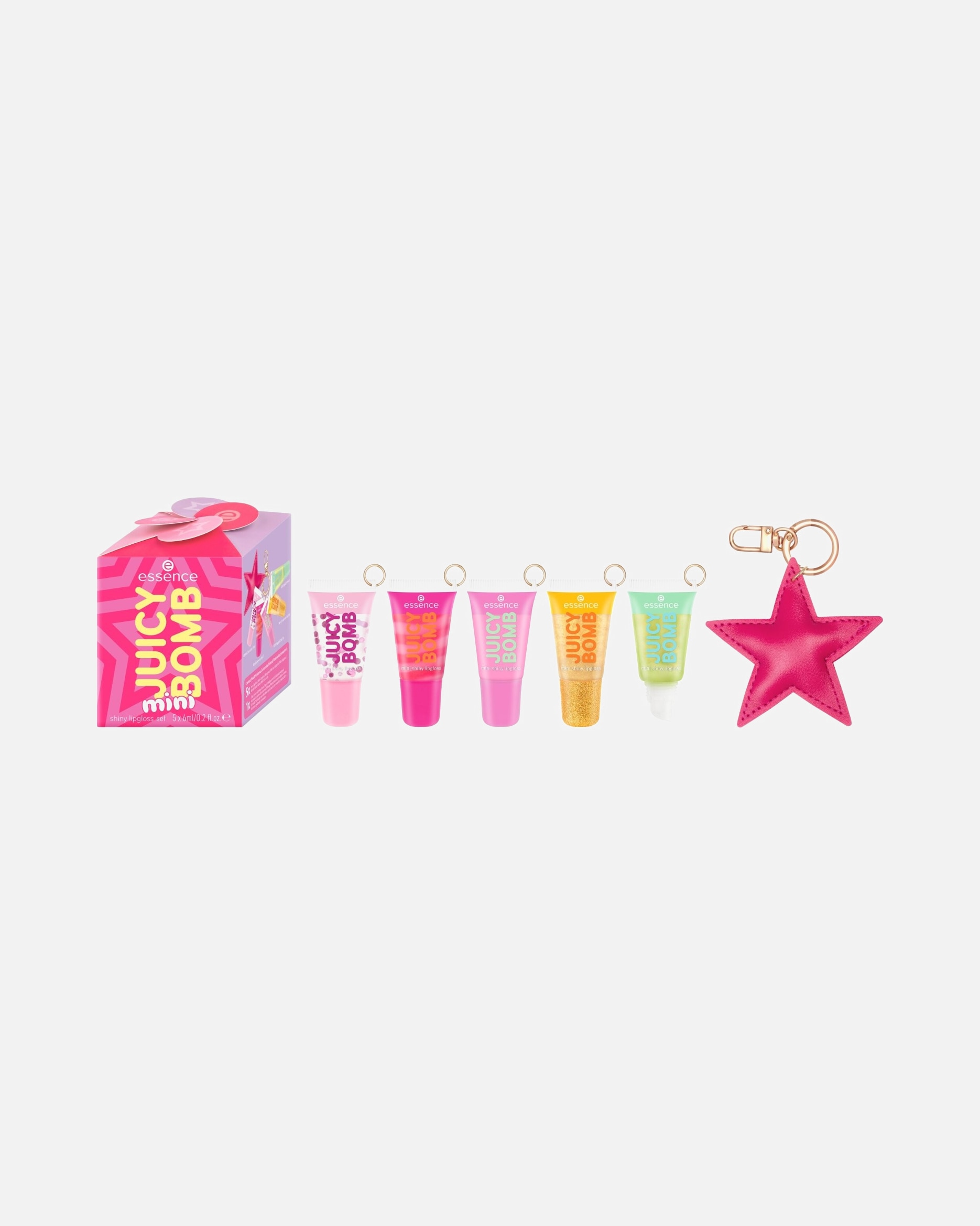 Set per il trucco delle labbra di Unisex essence JUICY BOMB mini set lucidalabbra 1 pezzo
