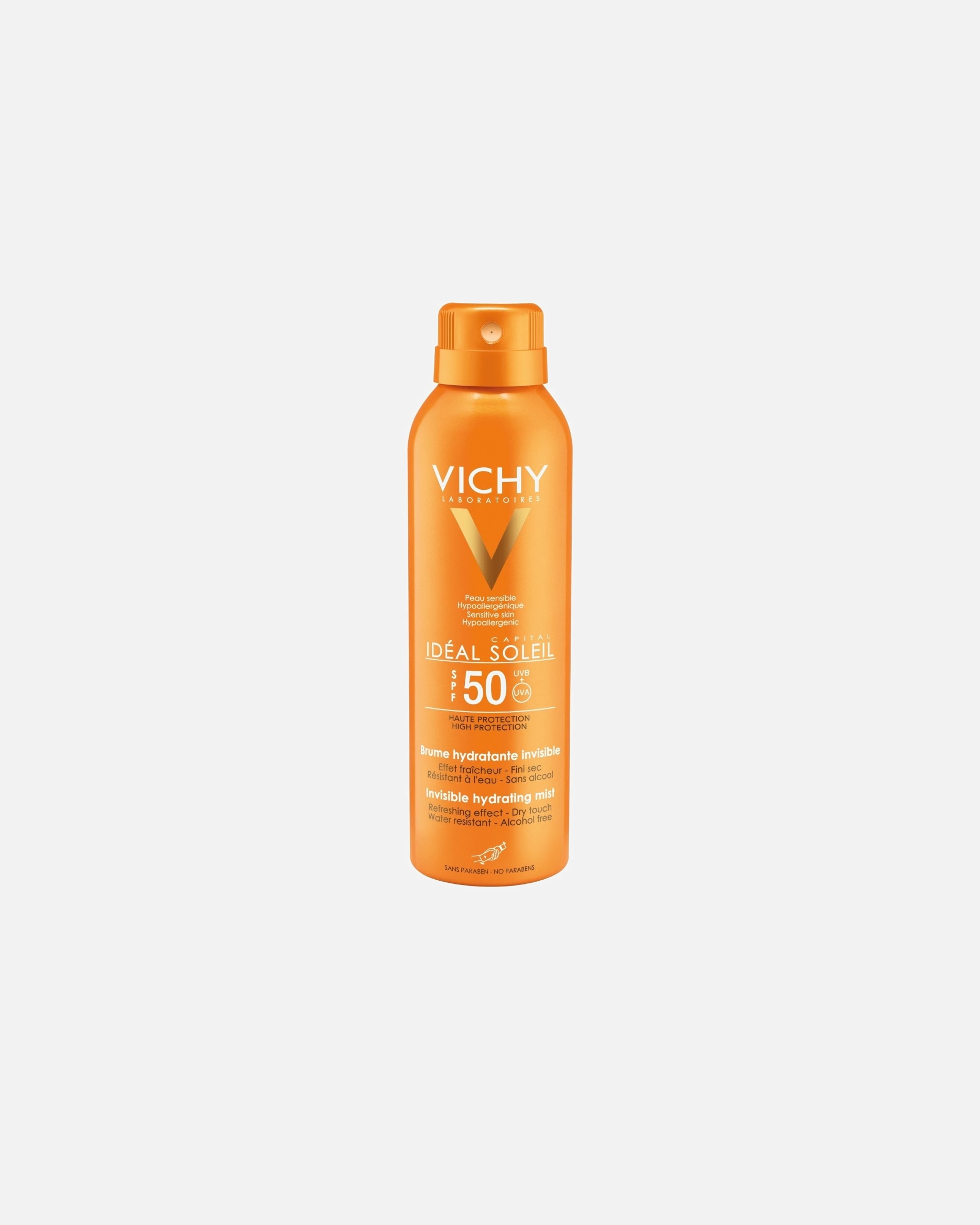 Spray Solare di Unisex VICHY Capital Soleil Spray Invisibile Idratante SPF 50 Resistenza Elevata 200 ml