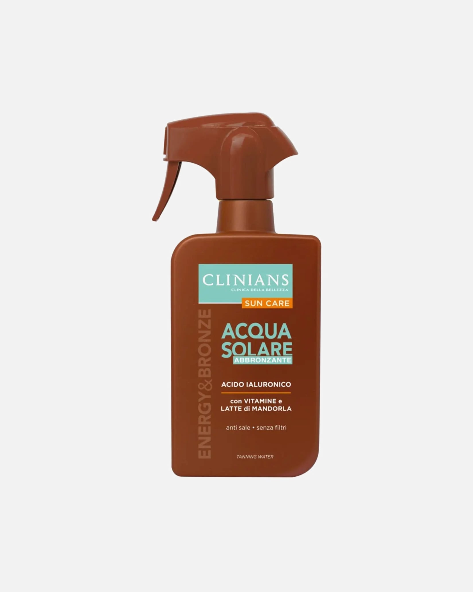 Auto abbronzante di Unisex Clinians Acqua Abbronzante Energy & Bronze 450 ml