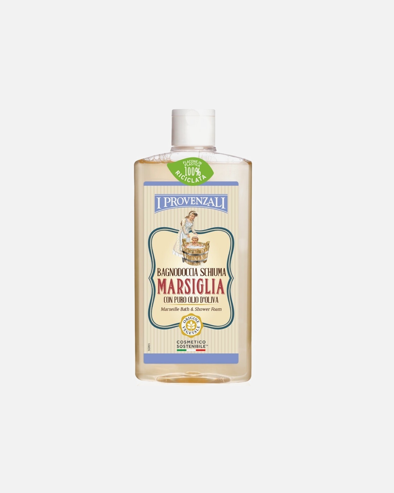 Bagnoschiuma di Unisex I Provenzali Marsiglia Bagnodoccia Schiuma Marsiglia 400 ml