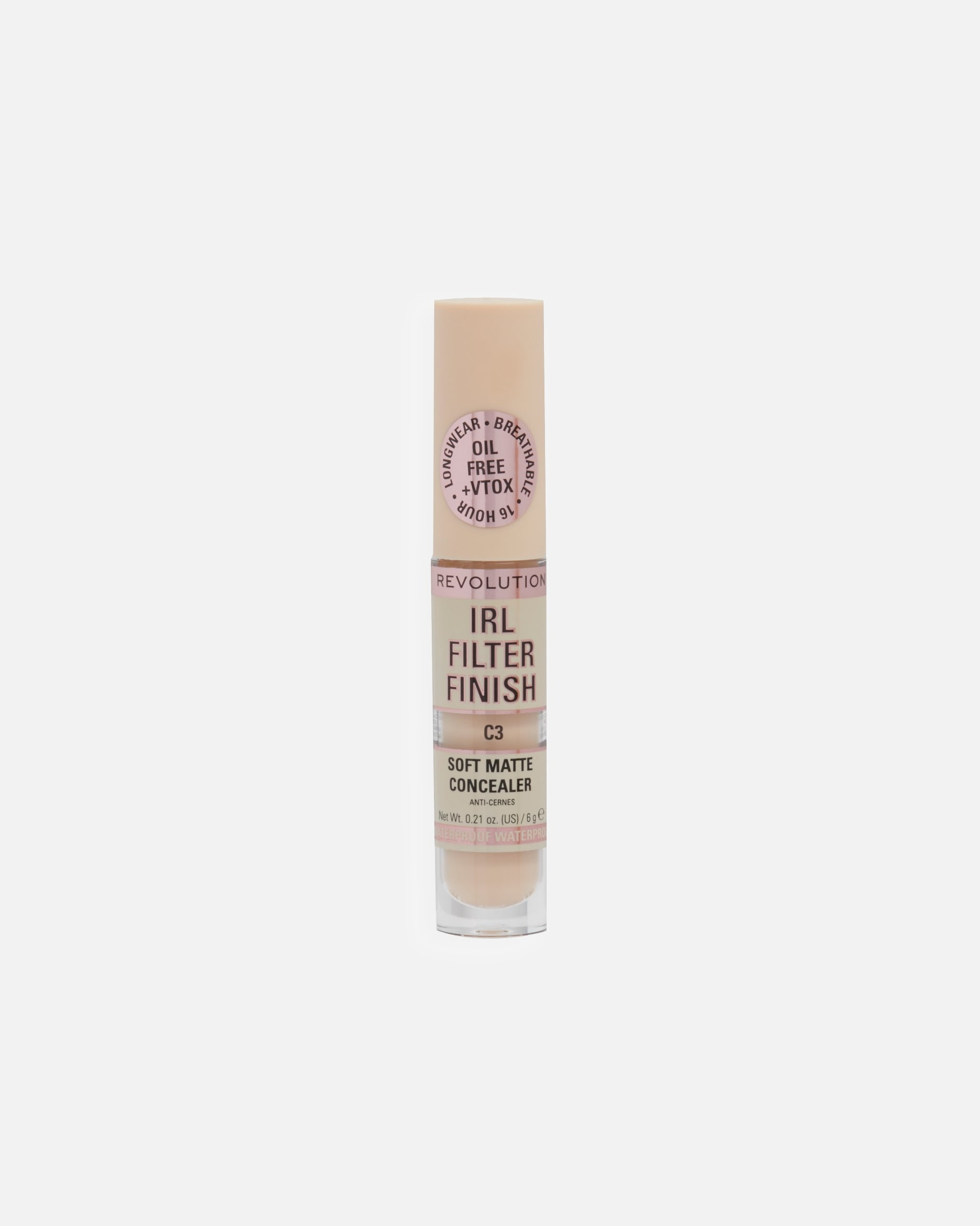Correttore di Unisex Revolution IRL Filter Finish Concealer C3 - NUDE