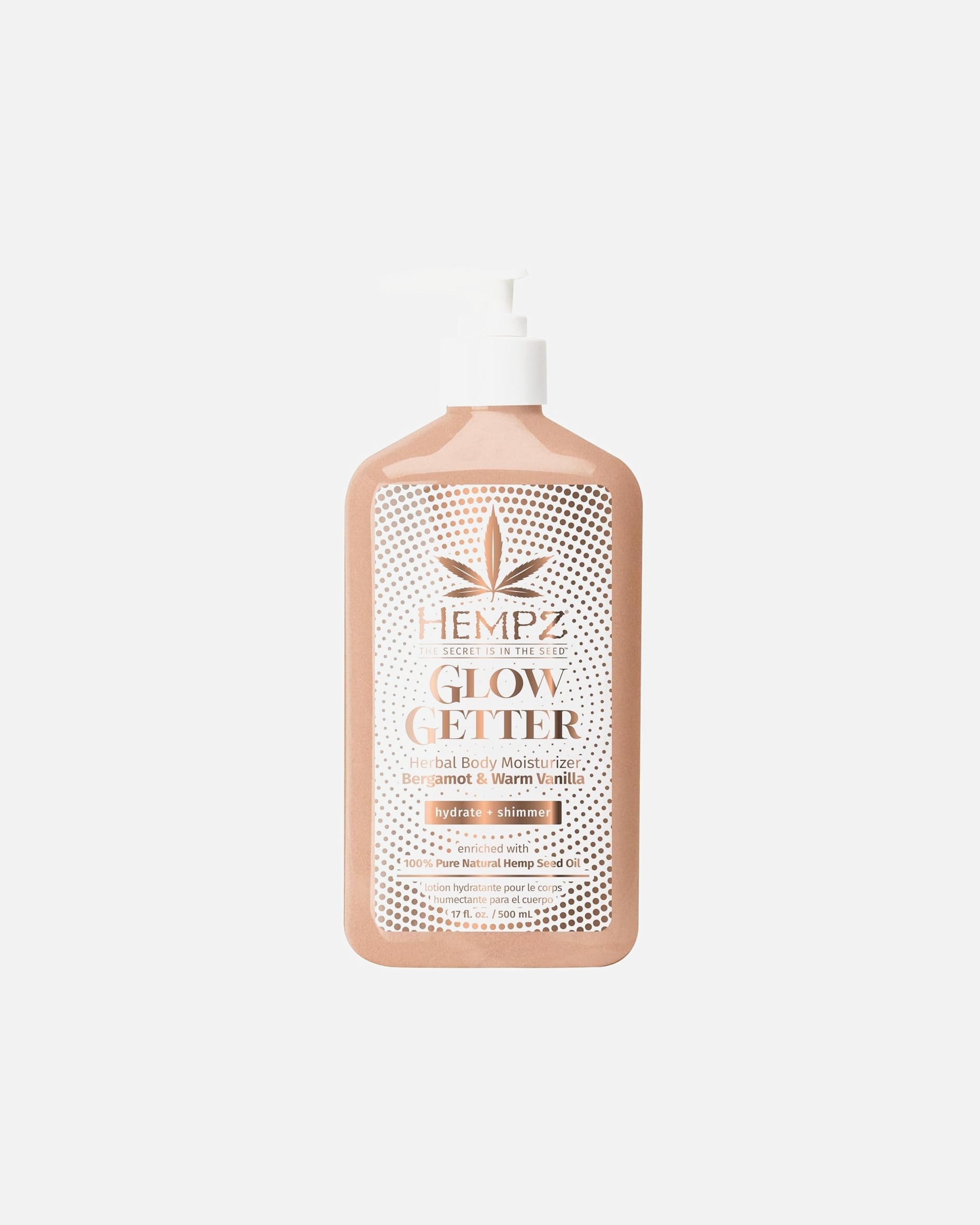 Lozione corpo di Unisex HEMPZ Default Brand Line Glow Getter Herbal Body Moisturizer 500 ml