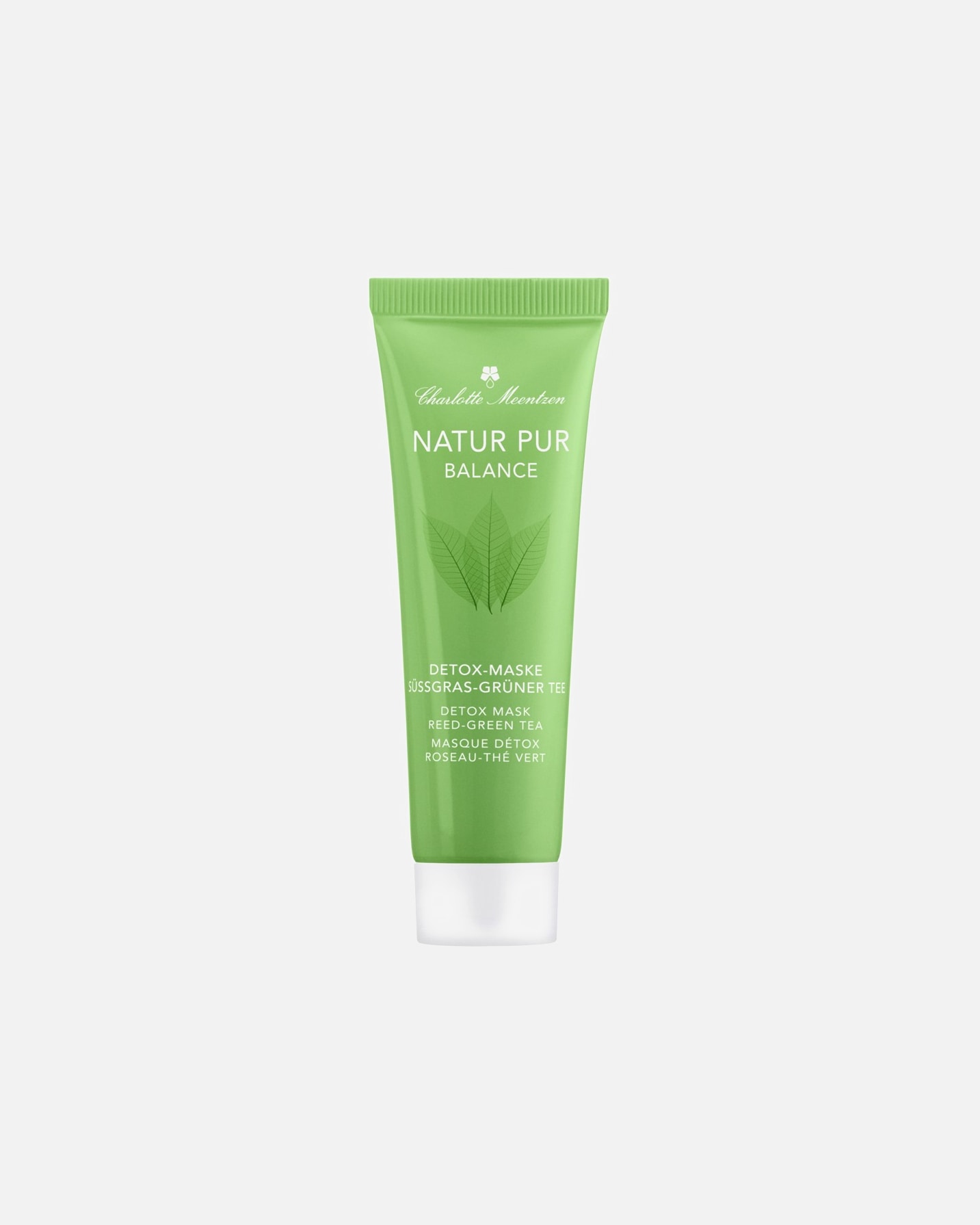 Maschera Idratante di Femmina Charlotte Meentzen Natur Pur Balance Detox-Maschera al tè verde di erba dolce 30 ml