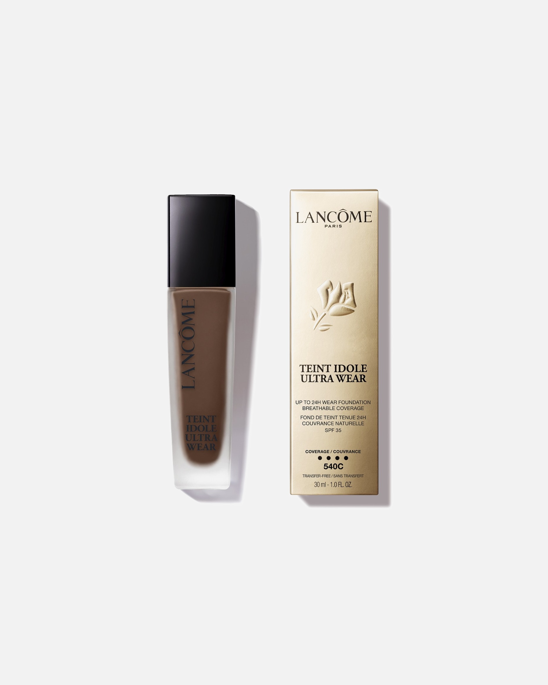 Fondotinta di Unisex Lancôme Teint Idole Ultra Wear Fondotinta liquido dalla coprenza leggera, tenuta 24h, finish matte naturale 540C (previously 16)