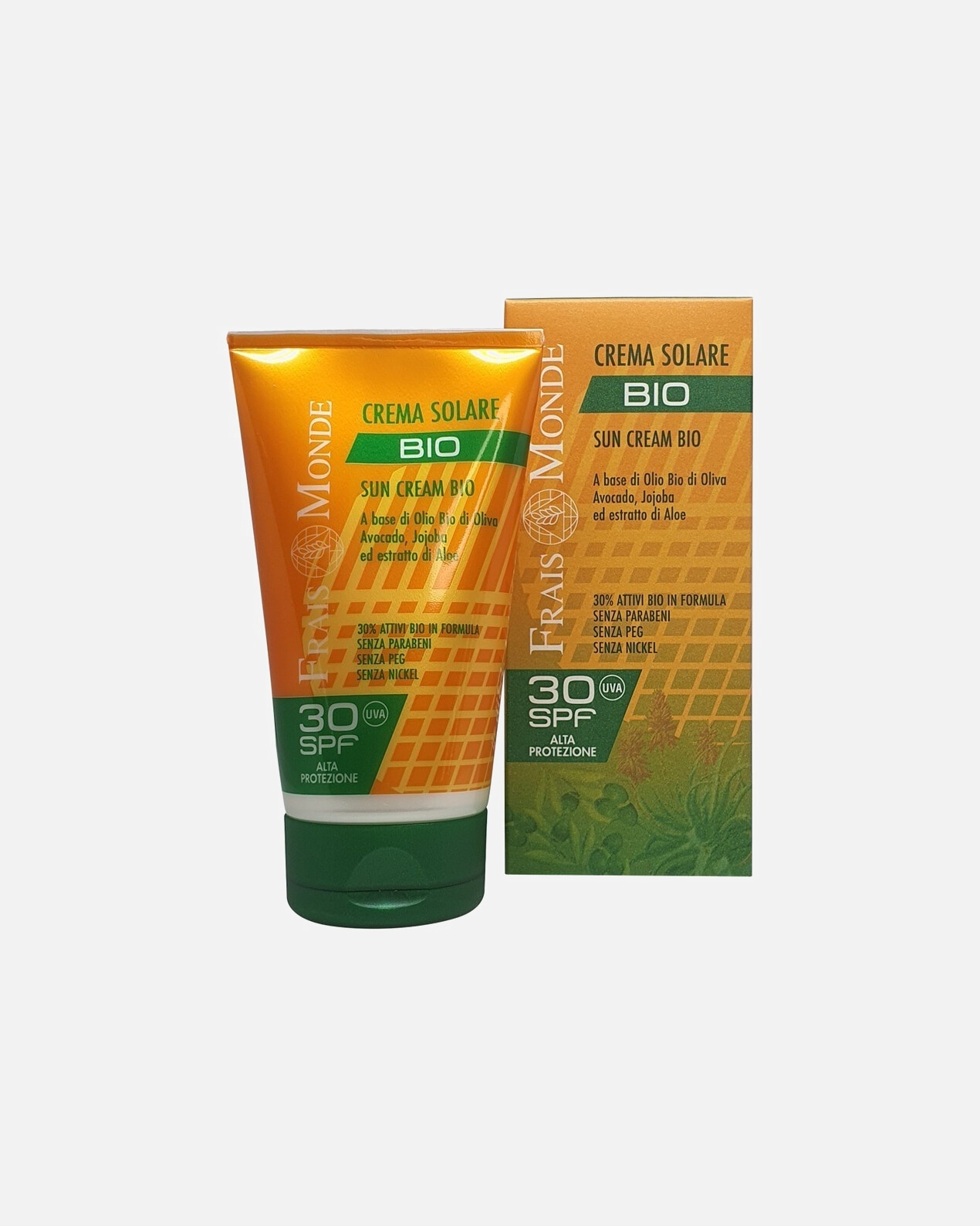 Crema solare di Unisex FRAIS MONDE Crema Solare Bio Spf30 150 ml