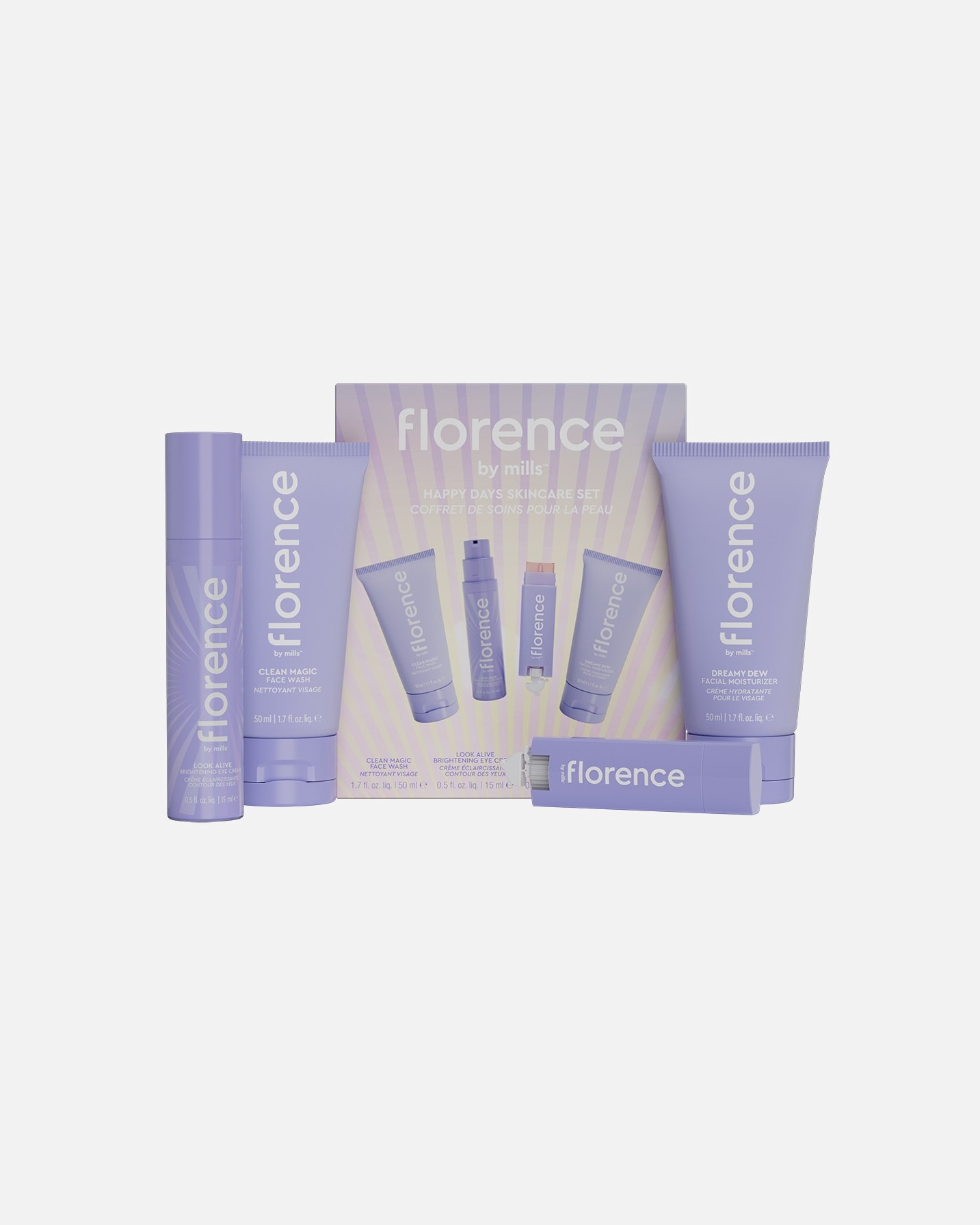 Set cura del viso di Unisex florence by mills Happy Days Skin Care Set 1 pz