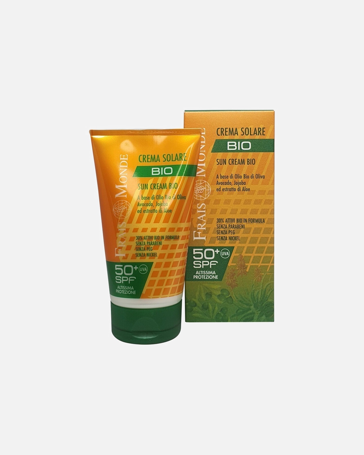 Crema solare di Unisex FRAIS MONDE Crema Solare Bio Spf50+ 150 ml
