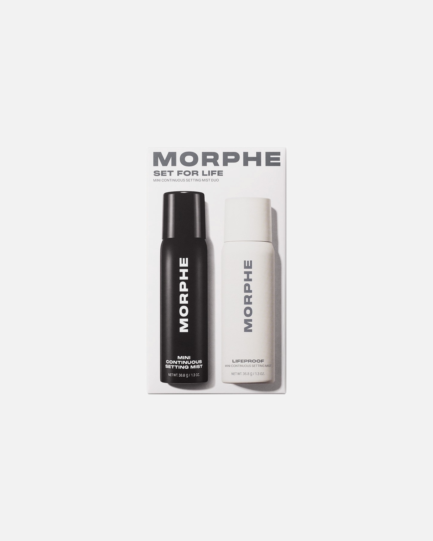 Set trucco per l'incarnato di Unisex MORPHE SET FOR LIFE MINI CONTINUOUS SETTING MIST DUO 1 pezzo