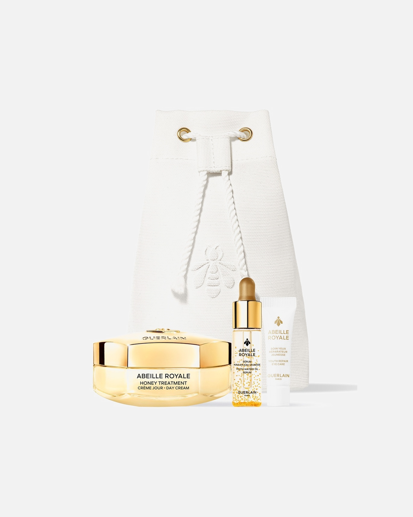 Set cura del viso di Femmina Guerlain Abeille Royale Rituale Anti-età Réparation Jeunesse 1 pezzo