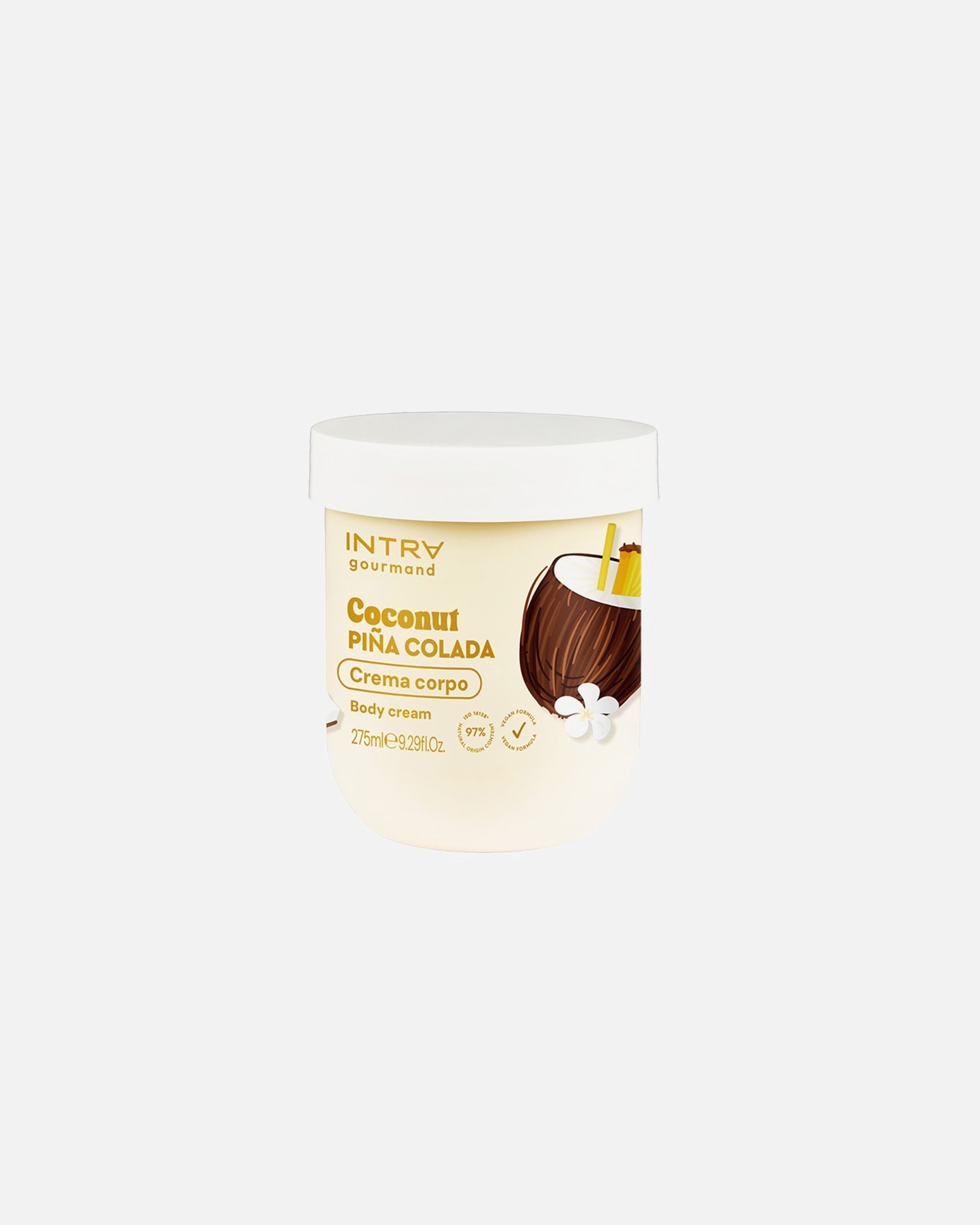 Crema corpo di Unisex Intra GOURMAND COCONUT PIÑA COLADA CREMA CORPO 275 ml