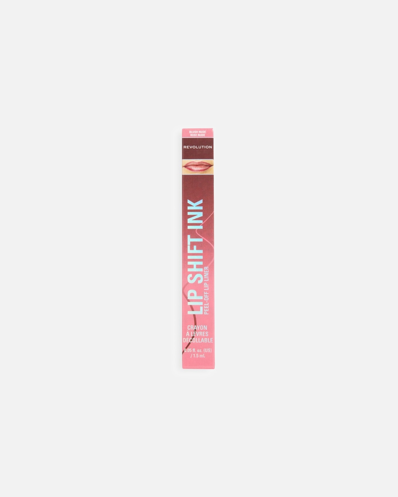 Matita Labbra di Unisex Revolution Lip Shift Ink Peel Off Lip Liner Blush Nude 20 g