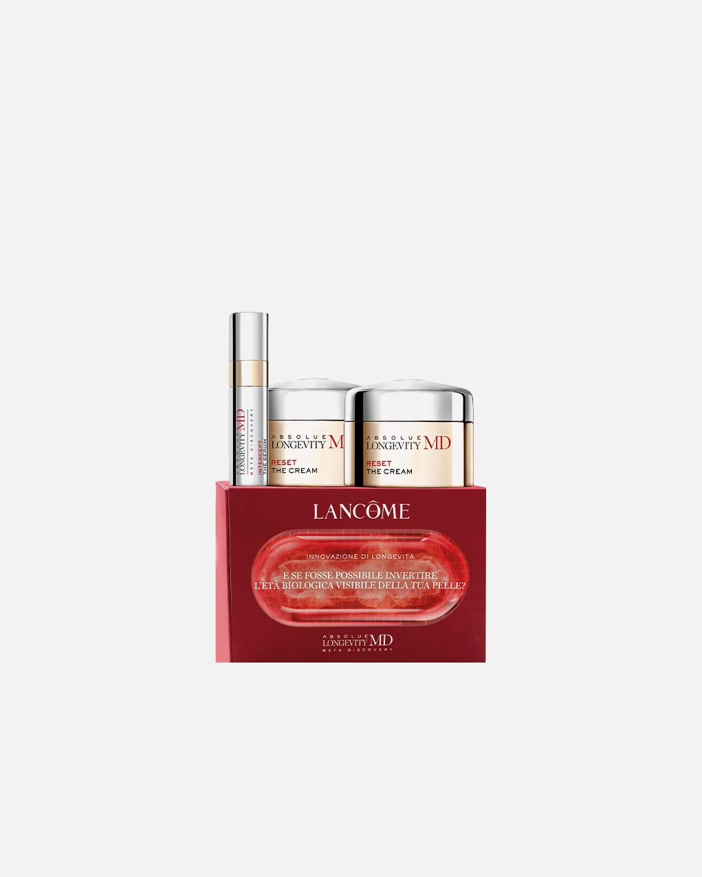 ESCLUSIVA DOUGLA Kit Longevity RESET in omaggio all'acquisto della linea Absolue Longevity MD Lancôme