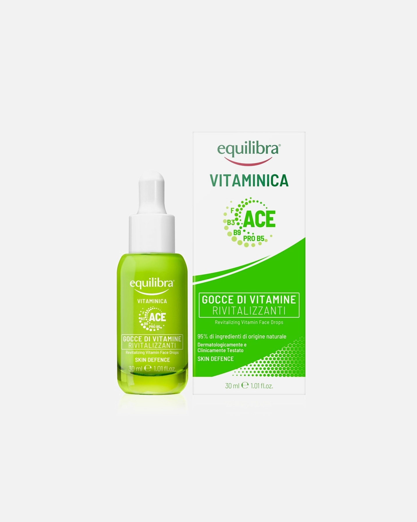Siero Idratante di Unisex equilibra Vitaminica Gocce di Vitamine Rivitalizzanti 30 ml