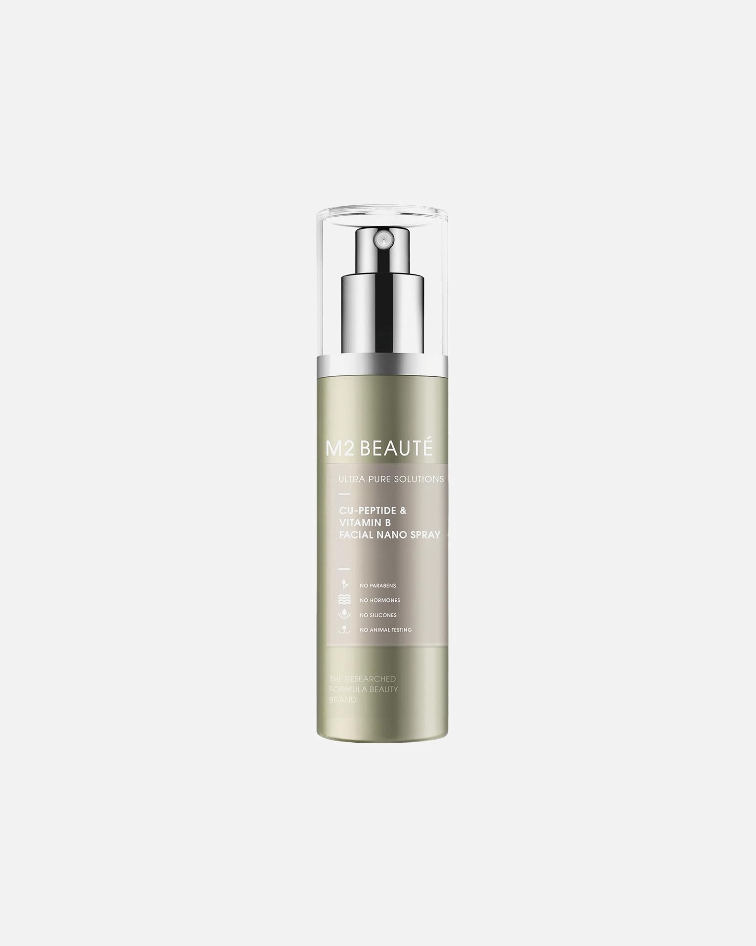 Spray viso di Femmina M2 Beauté M2 Beauté Ultra Pure Solutions Cu-Peptide & Vitamin B Facial Nano Spray 75 ml
