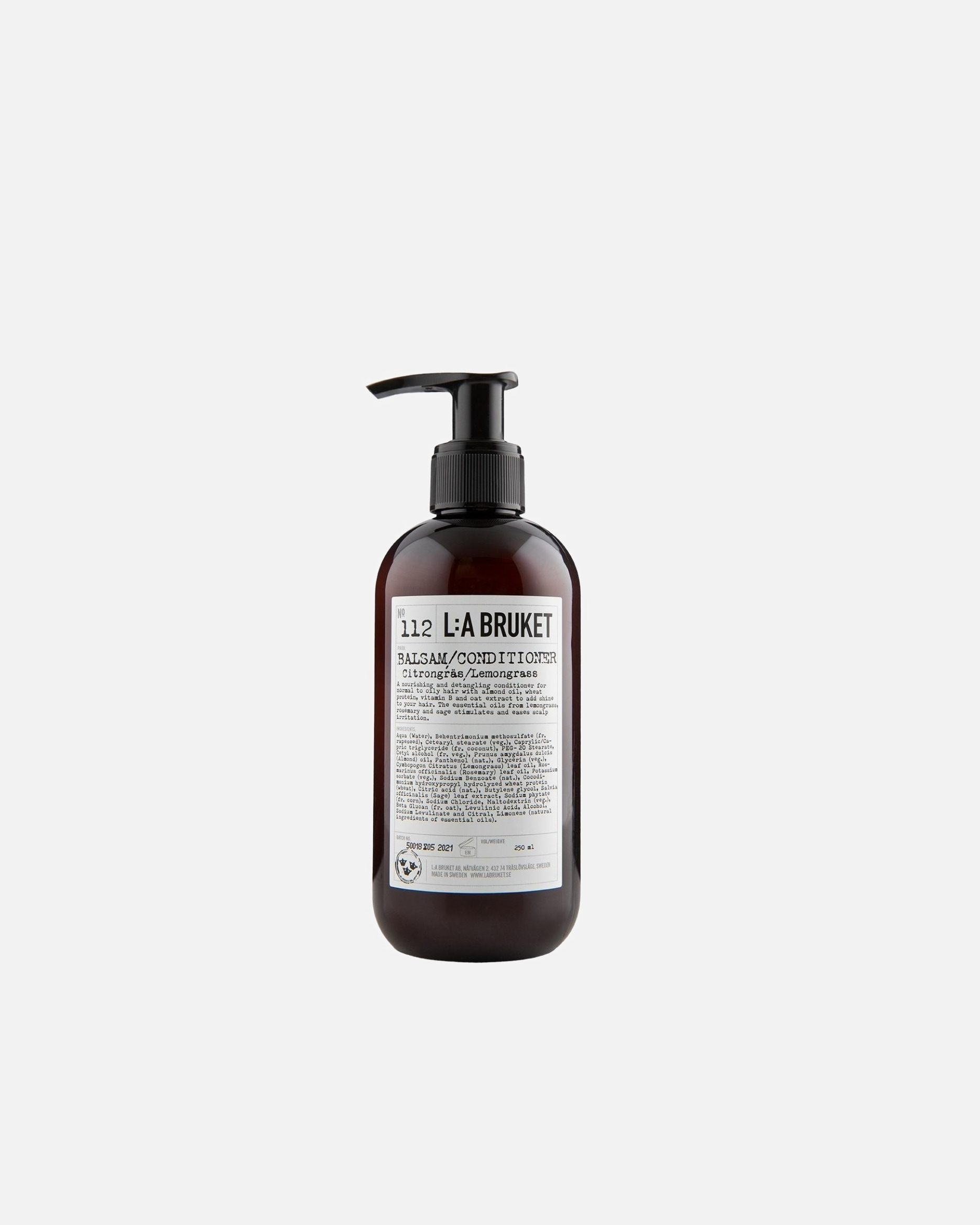 Shampoo capelli di Unisex L:A BRUKET No. 112 Conditioner Lemongrass 240 Millilitro