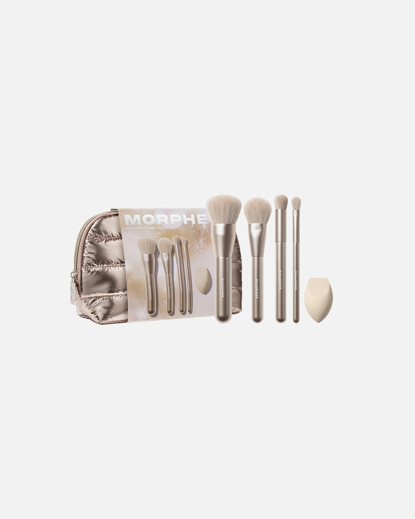 Set Pennelli di Unisex RICHES COME TRUE 5-PIECE BRUSH & TOOL SET 1 pezzo