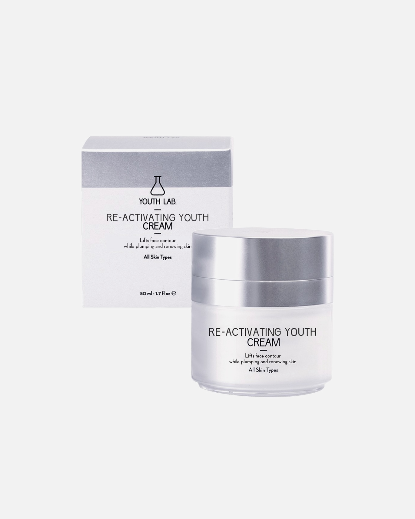 Cura anti-age di Unisex YOUTH LAB. Re-Activating Youth Cream_ All Skin Types 50 ml