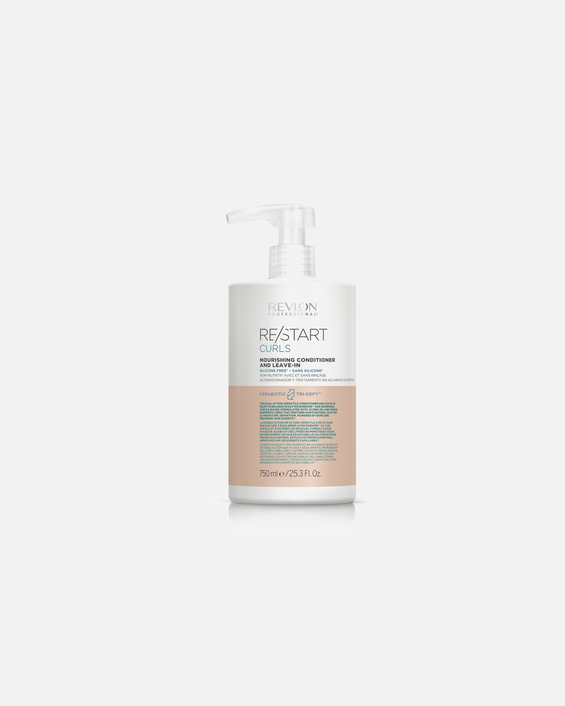 Balsamo senza risciacquo di Unisex Revlon Professional Restart Curls Nourishing Conditioner 750 ml