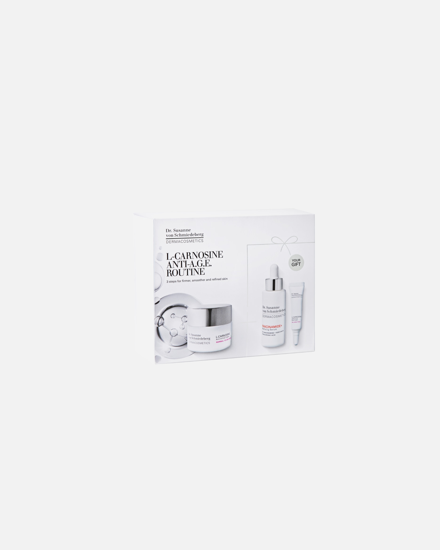 Set cura del viso di Unisex Dr. Susanne von Schmiedeberg L-Carnosine Anti-Age Routine Set 1 pezzo