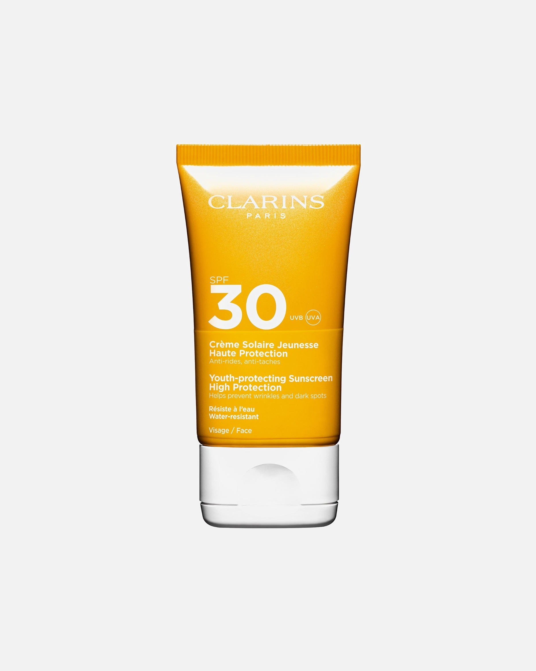 Crema solare di Unisex Clarins Sun Care Crema Solare Protezione Alta SPF 30 50 ml