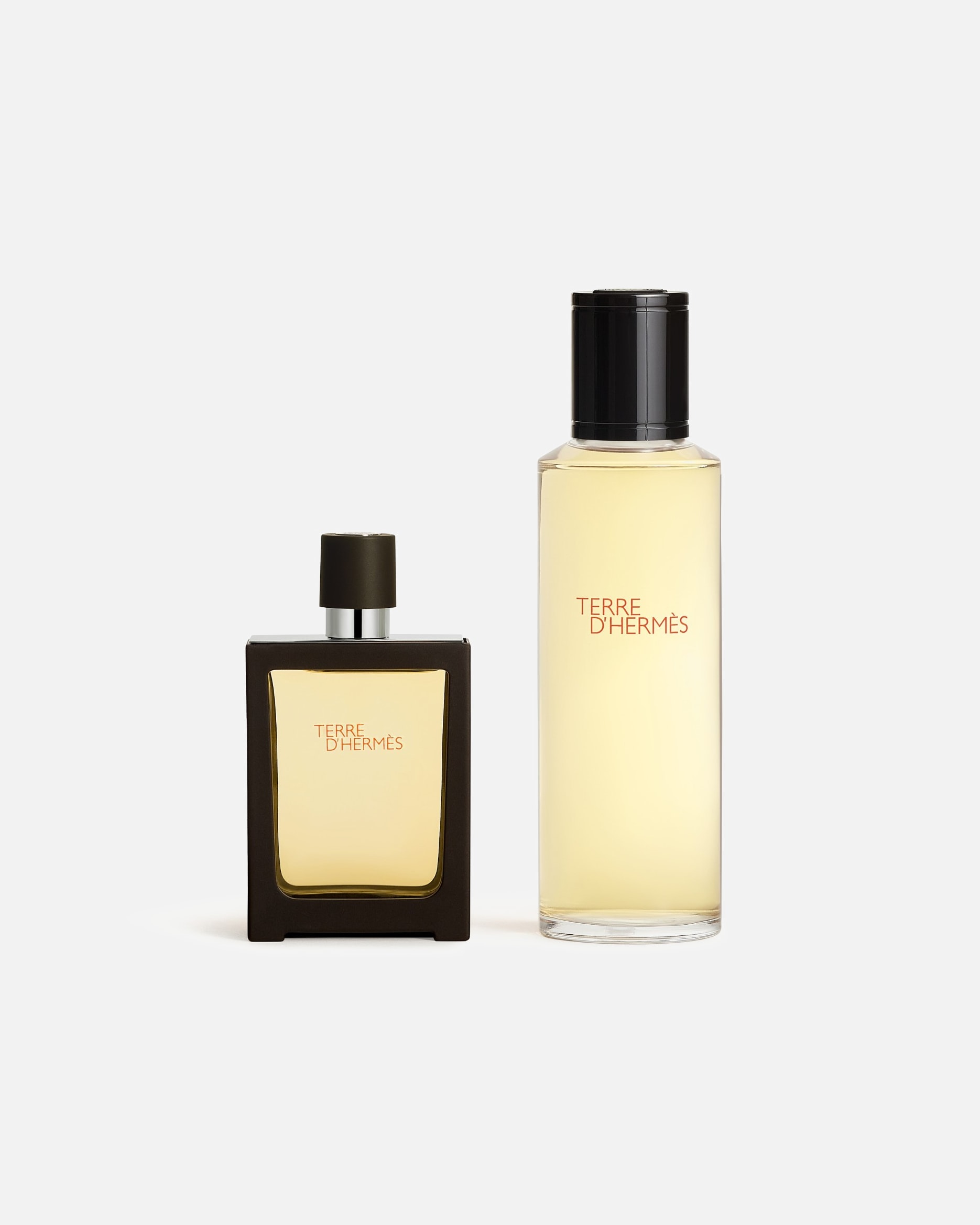 Profumo di Maschio HERMÈS Terre d’Hermès Terre d'Hermès, Profumo, flacone da viaggio con vaporizzatore + ricarica 155 ml