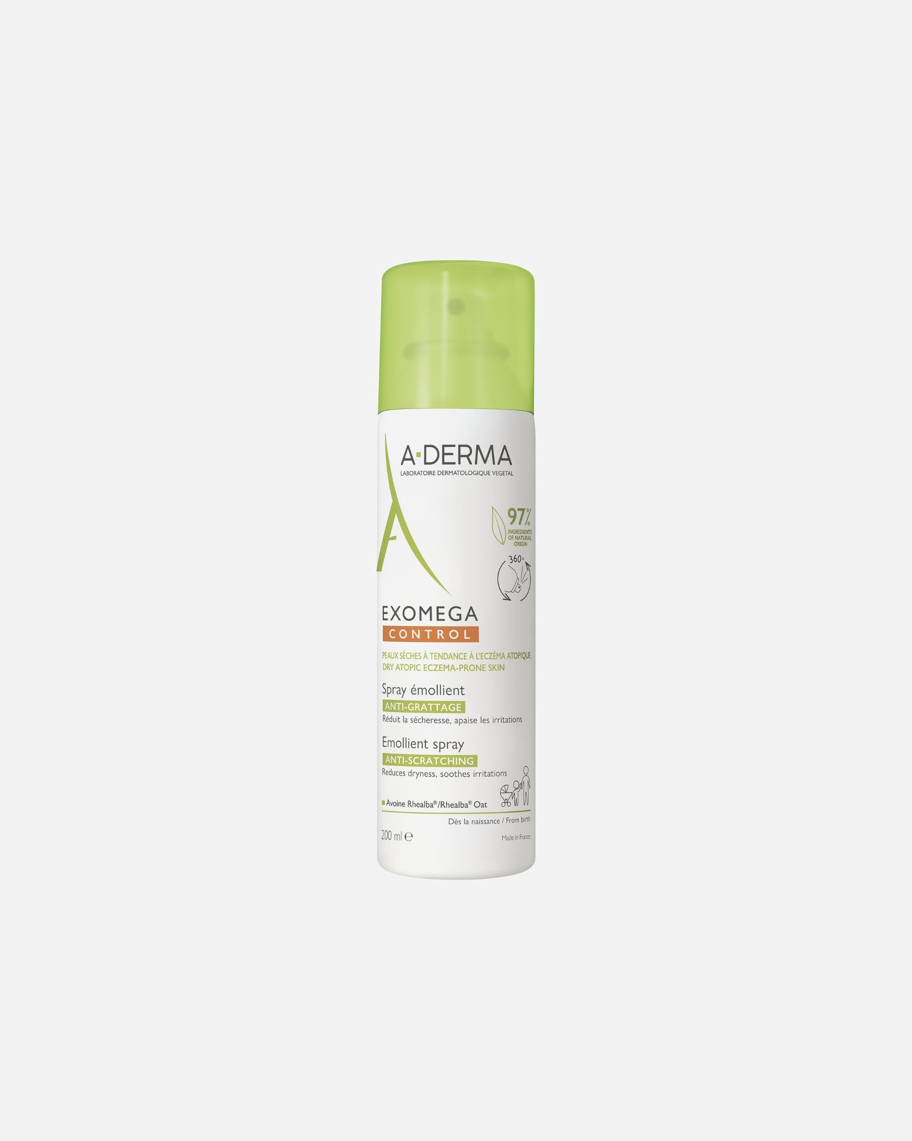 Spray corpo di Unisex A-DERMA EXOMEGA SPRAY EMOLLIENTE 200 ml