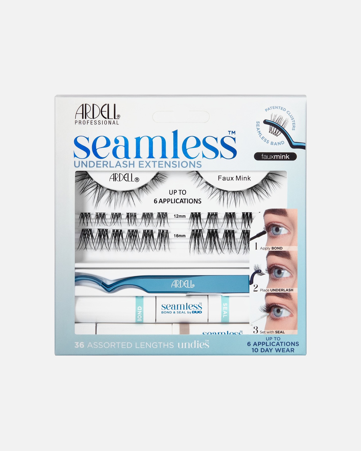 Accessori per il make up di Unisex Ardell Fashion Lashes Faux Mink Estensioni di sottopelle senza soluzione di continuità 32 pz.