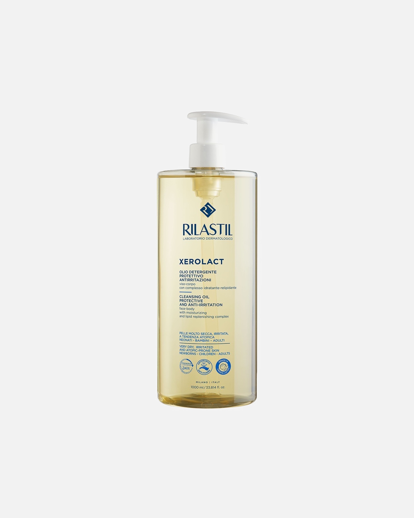 Olio Doccia di Unisex RILASTIL Xerolact Olio Detergente 1000 ml