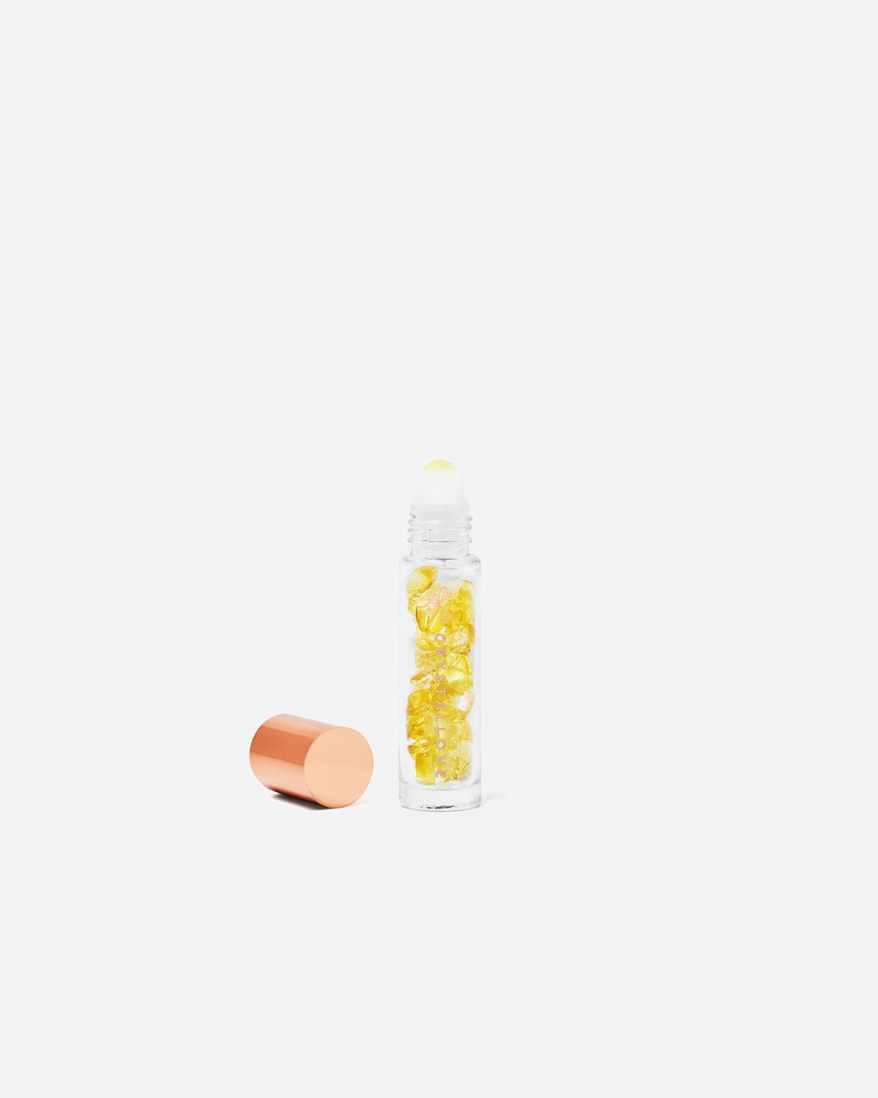 Dispotivo Massaggio Viso di Unisex Crystallove Citrine amber oil bottle 1 pz