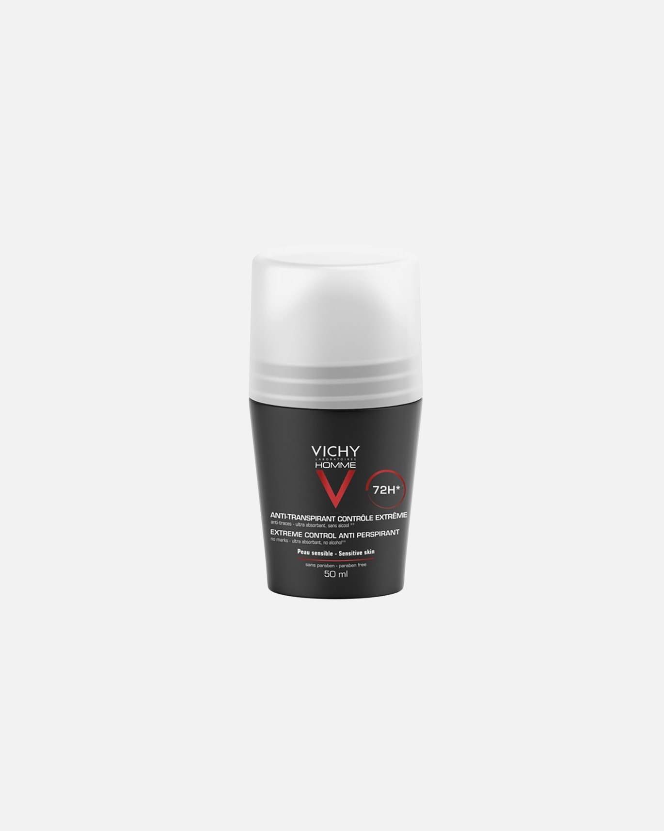Deodorante di Maschio Vichy Homme Deodorante anti-traspirante controllo estremo 72H - Roll On 50 ml