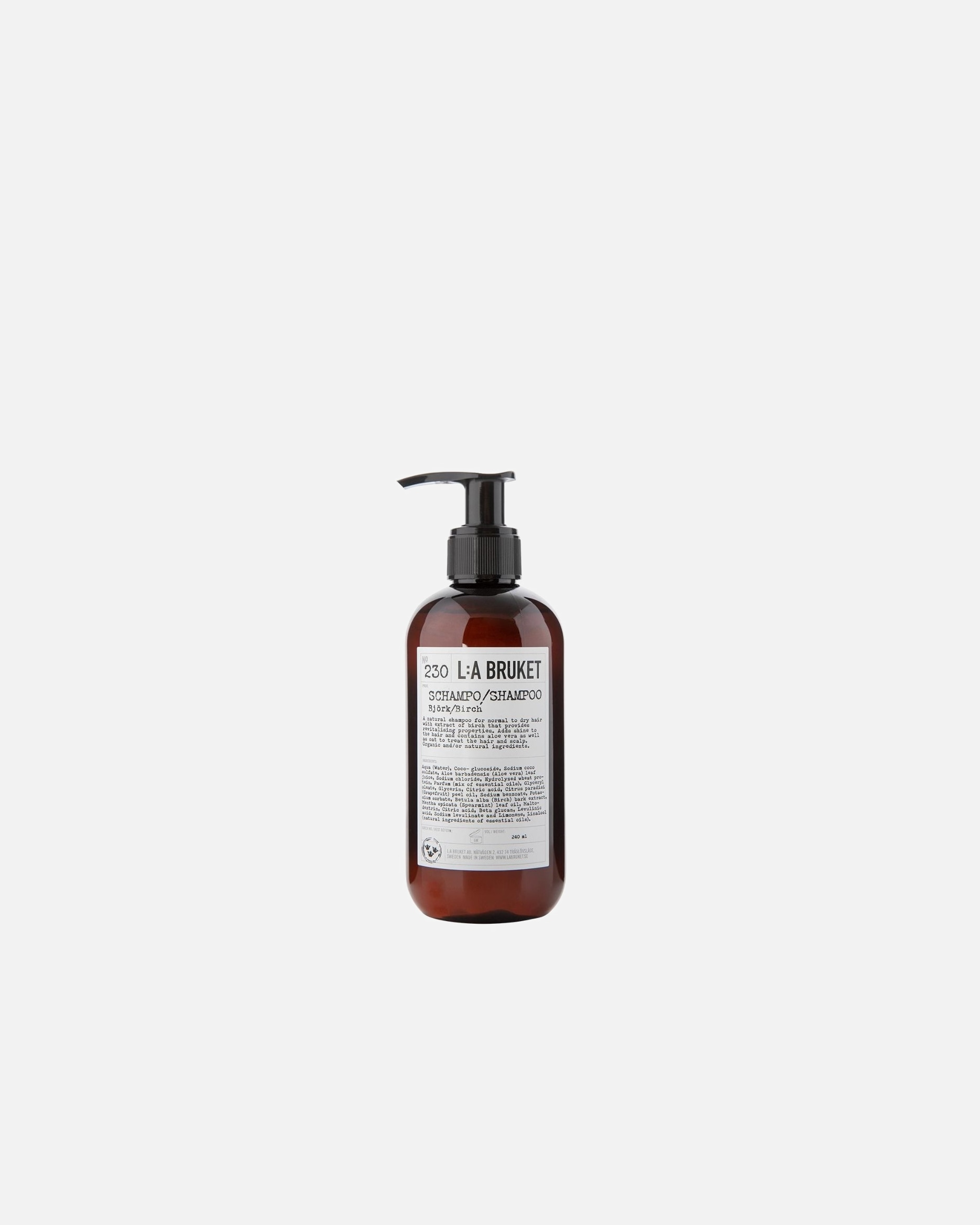 Shampoo capelli di Unisex L:A BRUKET No. 230 Birch 240 Millilitro
