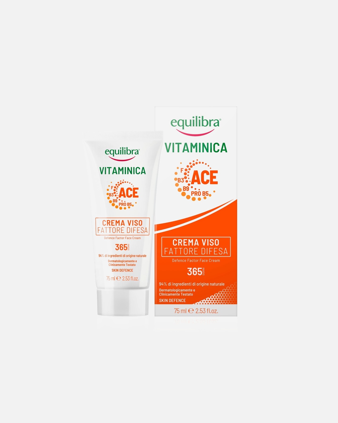 Crema da Giorno di Unisex equilibra Vitaminica Crema Viso Fattore Difesa 75 ml