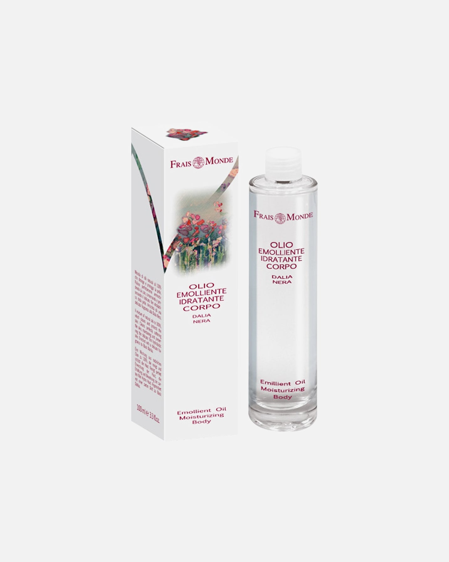 Olio corpo di Femmina FRAIS MONDE Olio Dalia Nera 100 ml