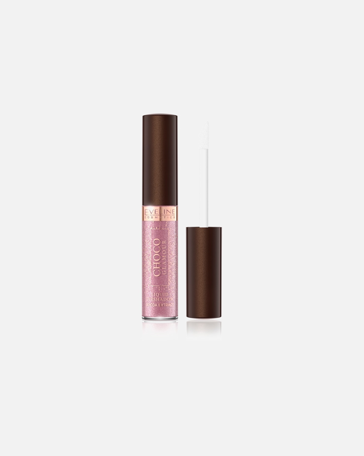 Ombretto di Unisex Eveline Cosmetics Eveline Cosmetics Choco Glamour Liquid Eyeshadow 4 - DIRTY PINK (SHINY)
