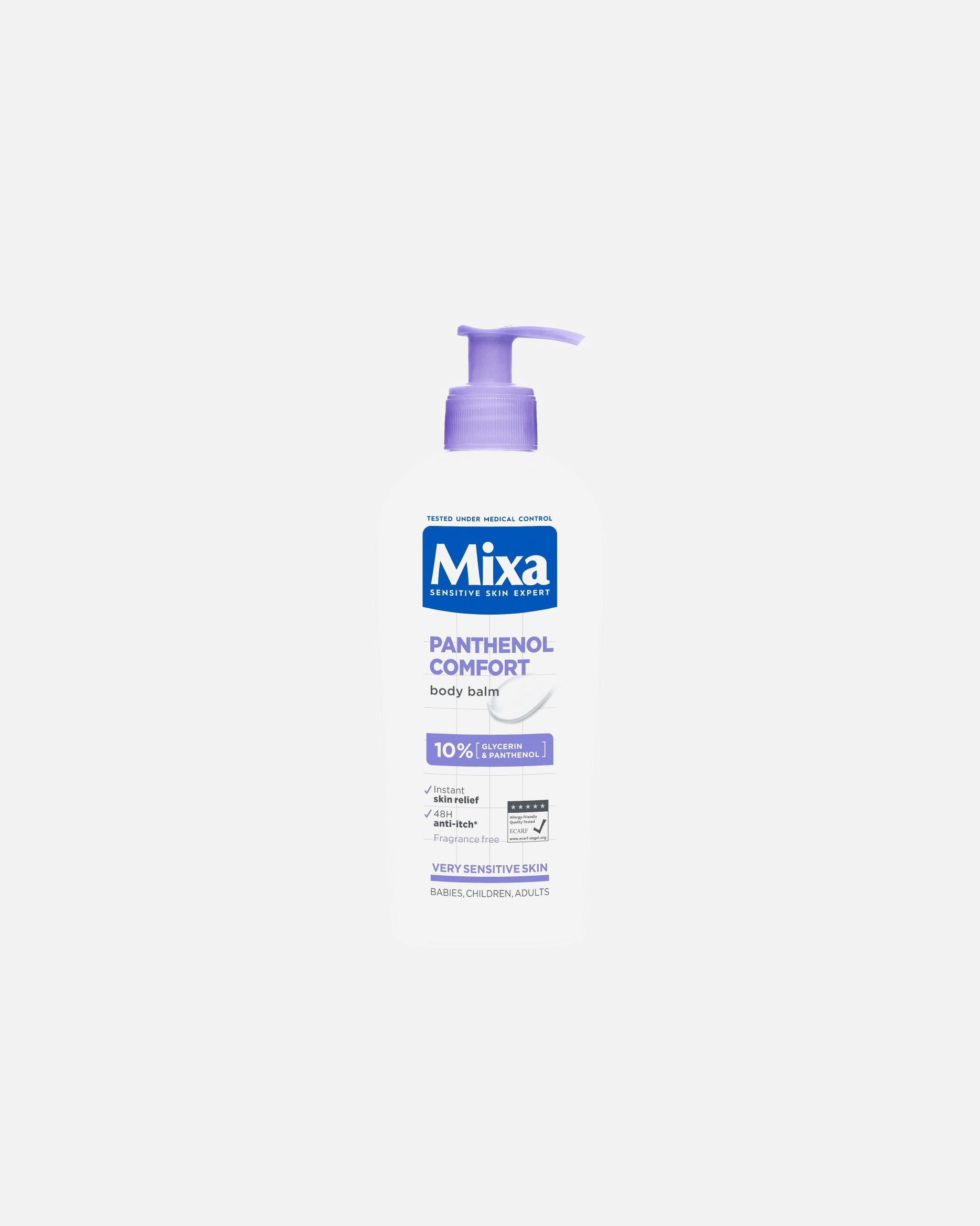 Lozione corpo di Unisex Mixa Panthenol Comfort 250 ml