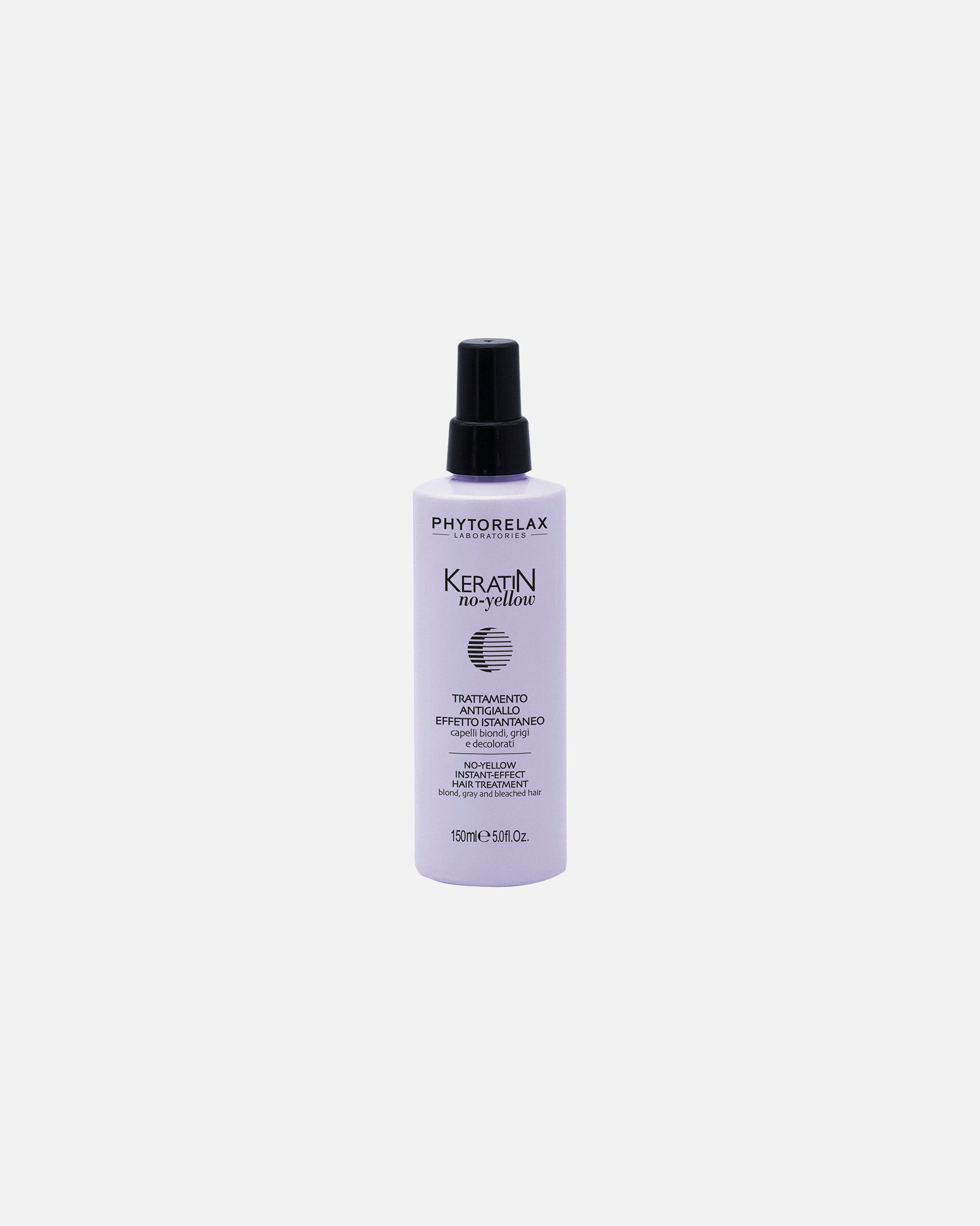 Trattamento capelli di Femmina Phytorelax Keratin No Yellow Trattamento Anti-Giallo Effetto Istantaneo Capelli Biondi, Grigi E Decolorati 150 ml
