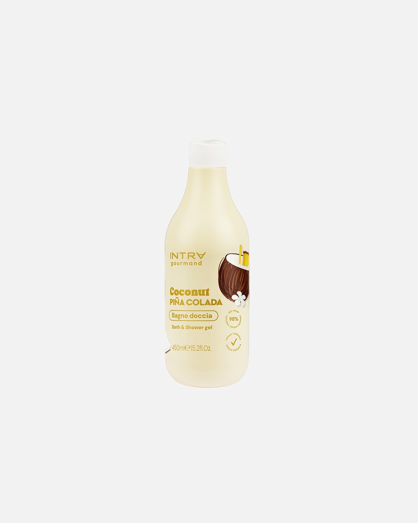 Bagnoschiuma di Unisex Intra GOURMAND COCONUT PIÑA COLADA BAGNO DOCCIA 450 ml