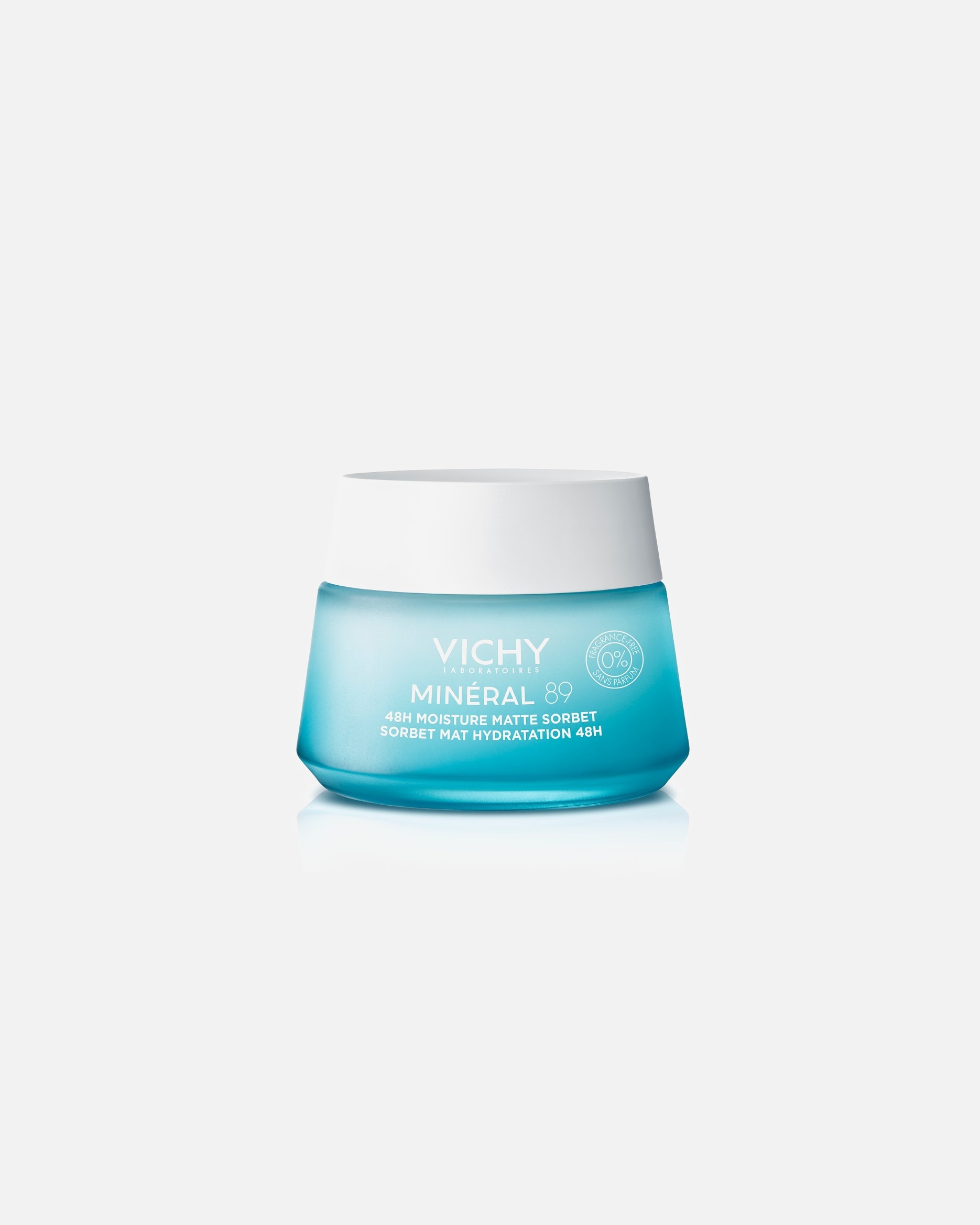 Trattamento viso di Unisex VICHY Minéral 89 Gel Sorbetto Idratante 48H Effetto Mat per pelli miste e grasse 50 ml