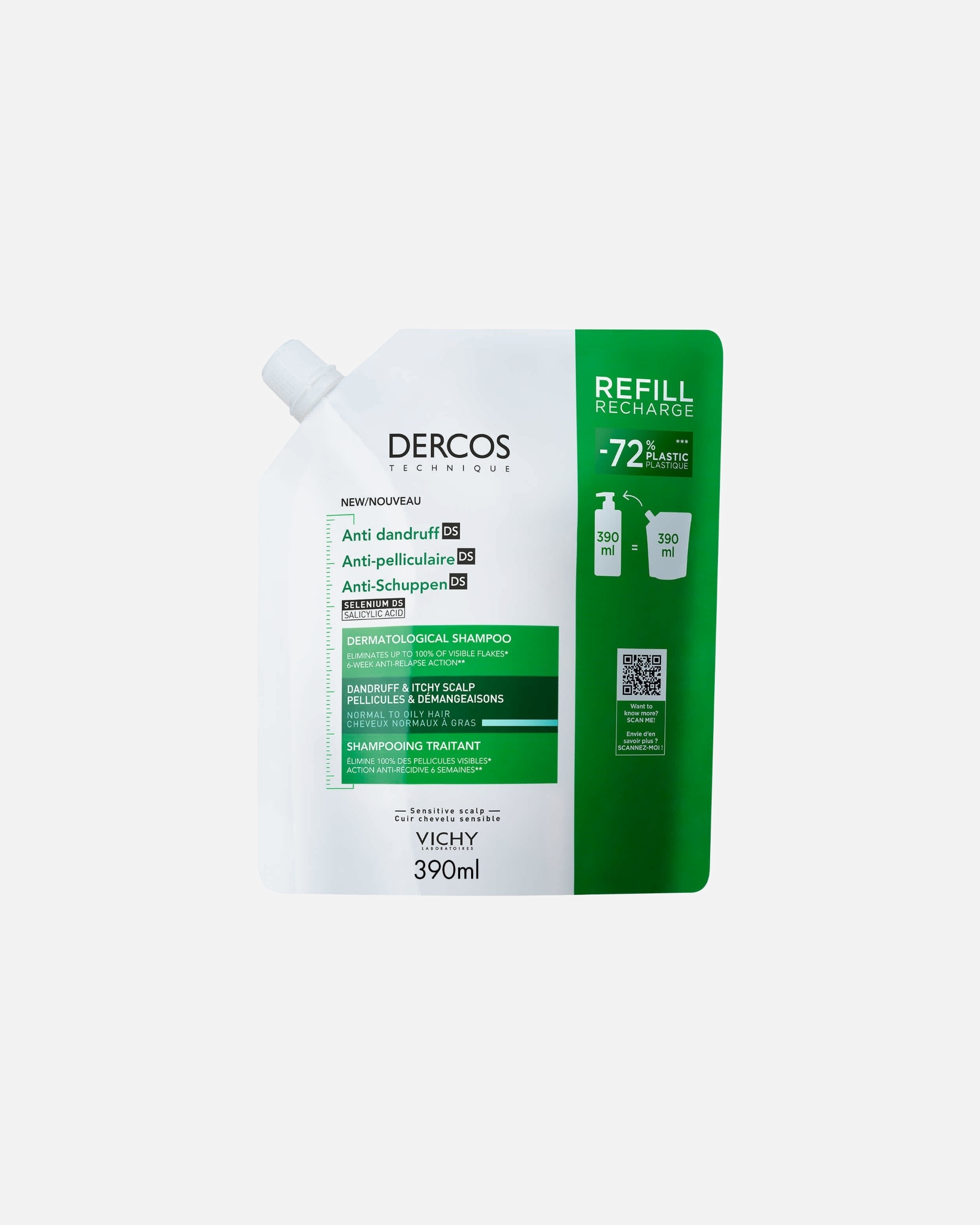 Shampoo capelli di Unisex Shampoo trattante per forfora e prurito 390 ml