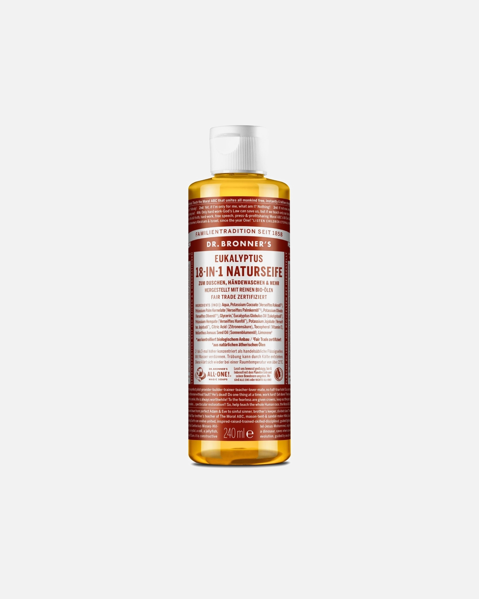 Bagnoschiuma di Unisex Dr. Bronner's Eucalyptus 18-in-1 Natural Soap 240 Millilitro