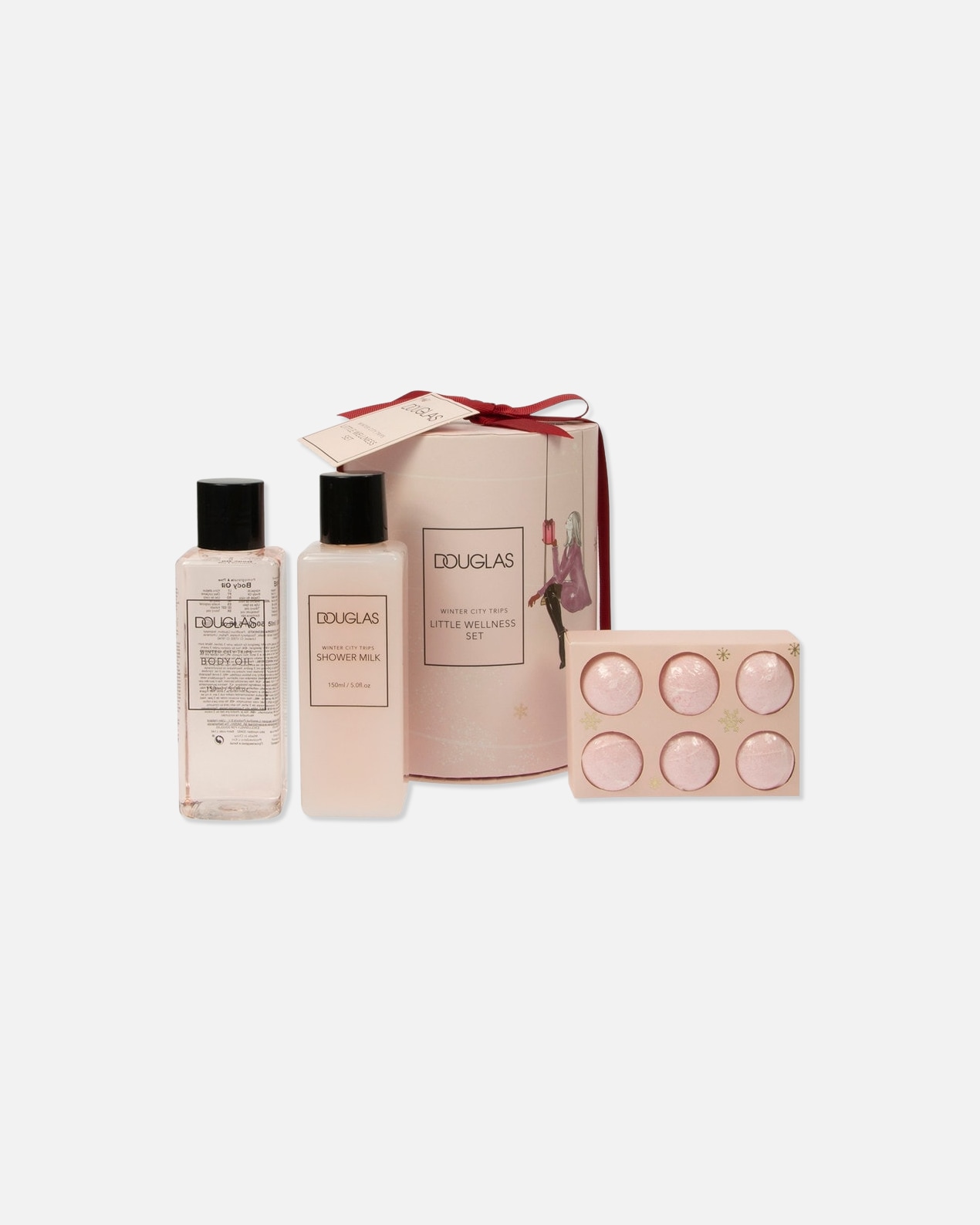 Cofanetto cura del corpo di Unisex DOUGLAS COLLECTION Limited Editions: With Love Wellness Winter City Trips Little Wellness Set