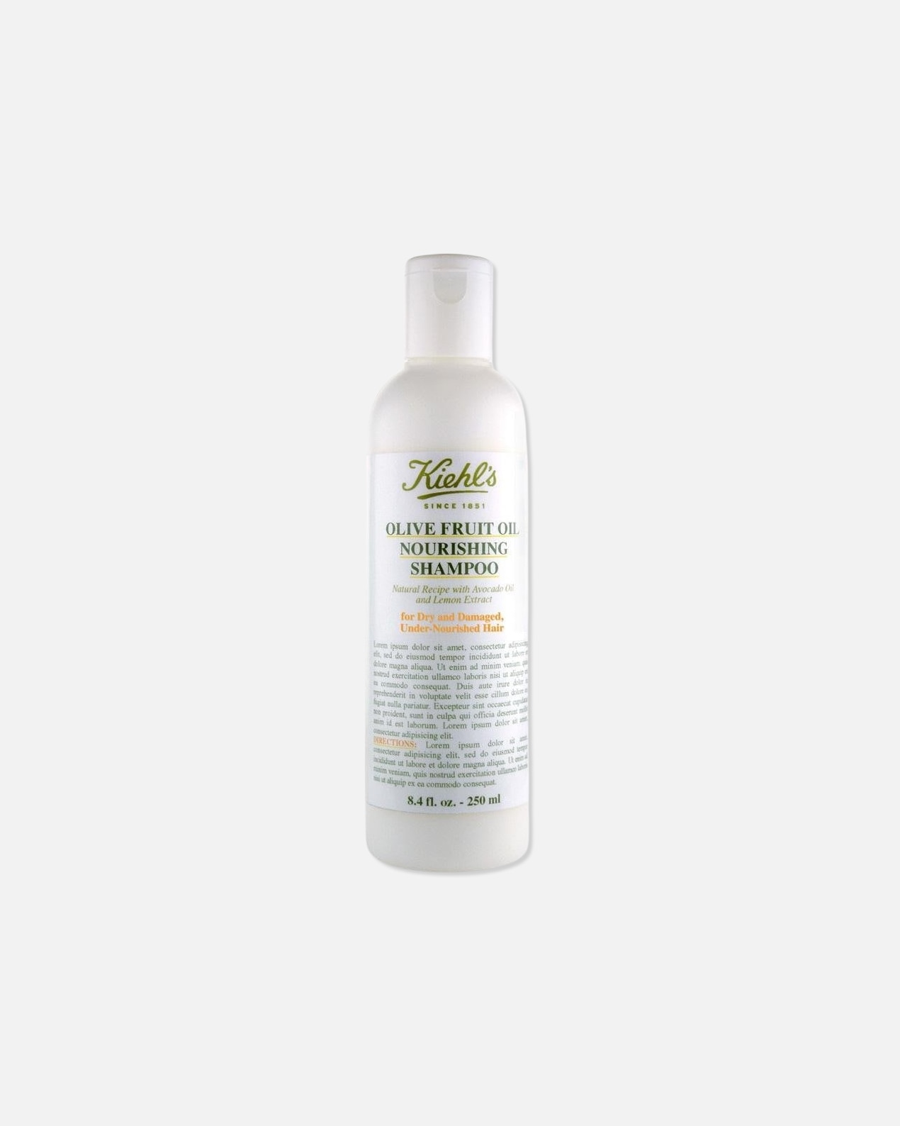 Shampoo capelli di Unisex Kiehl's Olive Fruit Oil Nourishing Shampoo 500 ml