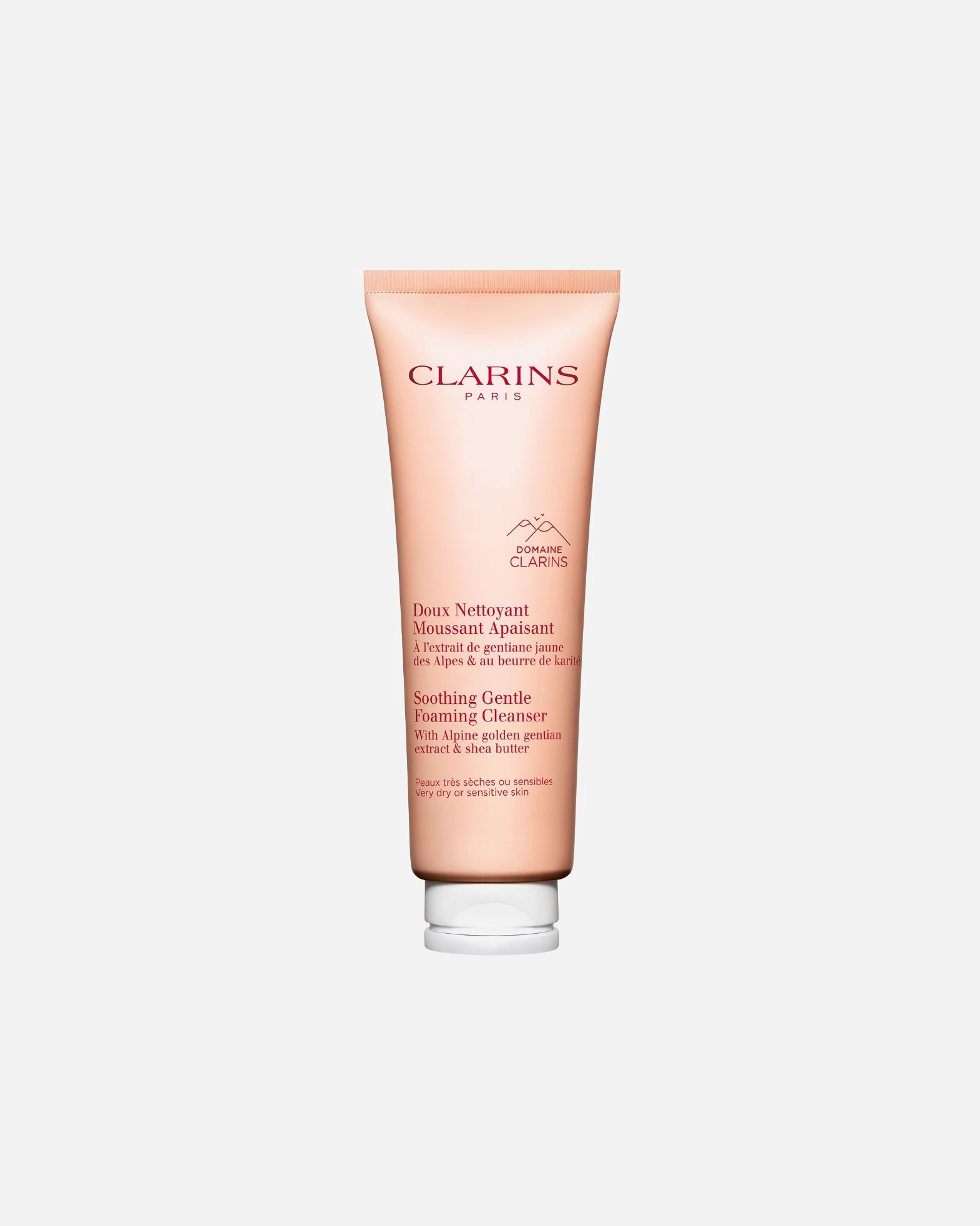 Schiuma struccante viso di Femmina Clarins Doux Nettoyant Moussant Apaisant 125 ml