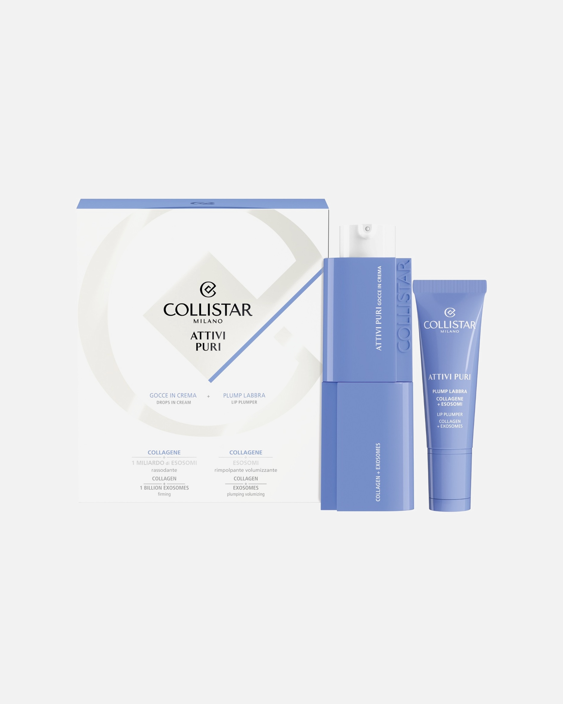 Set cura del viso di Unisex Collistar Attivi Puri COFANETTO COLLAGENE + ESOSOMI 1 pezzo