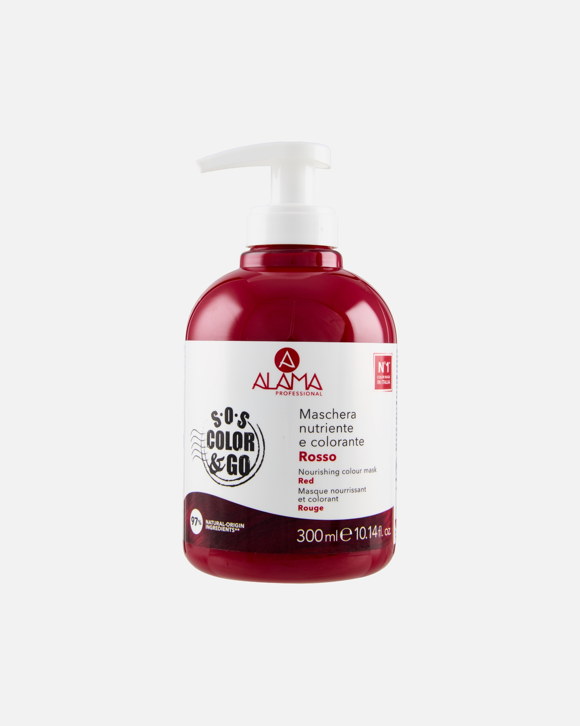 Maschera Capelli di Unisex Alama Professional S.O.S COLOR & GO, MASCHERA COLORANTE NUTRIENTE Red