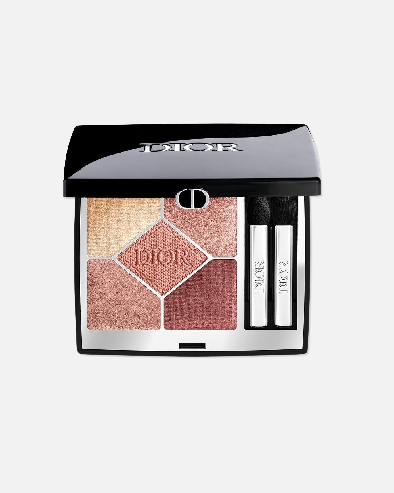 Ombretto di Unisex DIOR Diorshow 5 Couleurs Palette occhi – texture cremosa – lunga tenuta e comfort 743 Rose Tulle