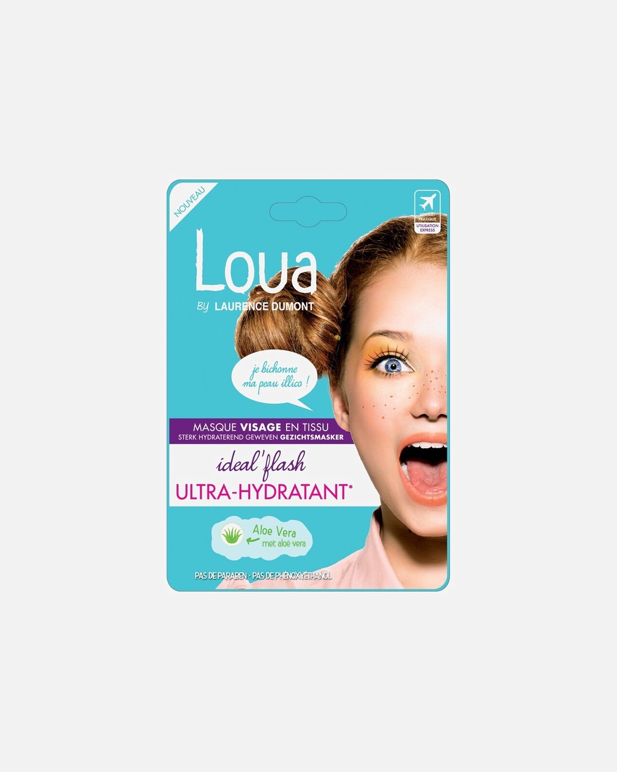 Maschera Idratante di Femmina Loua Maschera Viso Ultra Idratante 1 pz
