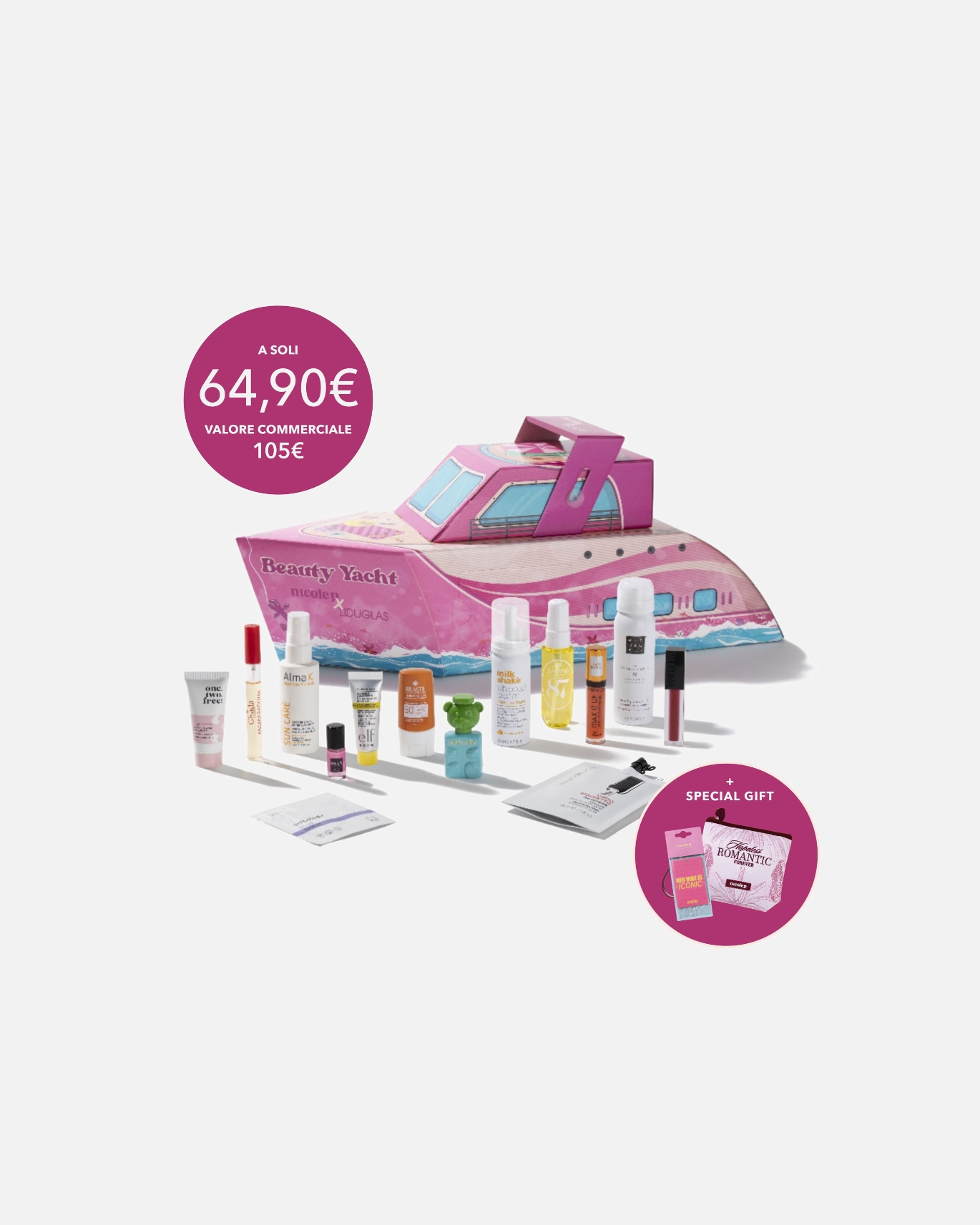 Set cura del viso di Unisex Douglas Beauty Box Default Brand Line Summer Beauty Yacht 1 pezzo