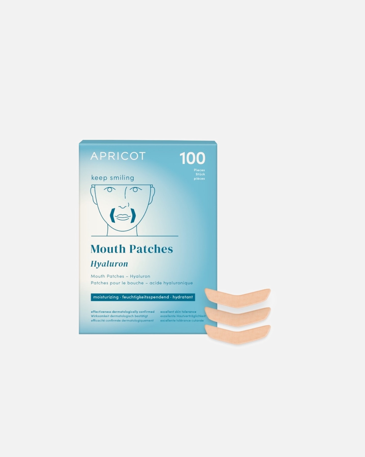 Maschera Anti-età di Unisex Apricot Keep Smiling Mouth Patches 1 pz