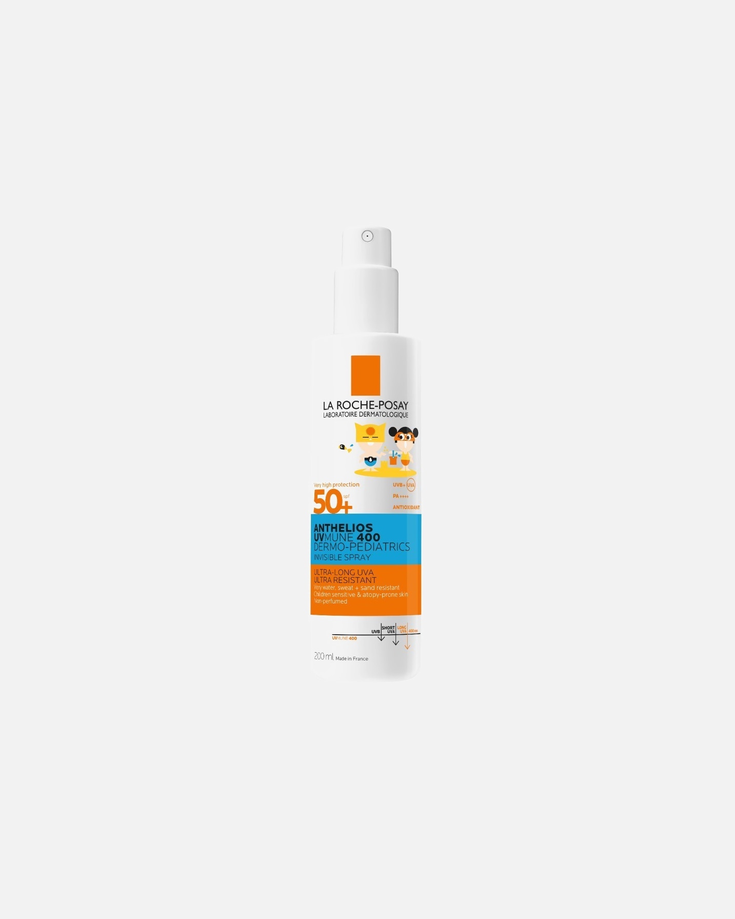 Spray Solare di Unisex La Roche Posay Anthelios Spray Invisibile UVMune 400 Dermo-Pediatrics Bambino SPF50+ 200 ml